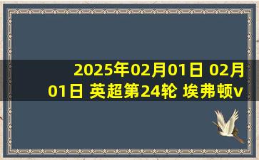 2025年02月01日 02月01日 英超第24轮 埃弗顿vs莱斯特城 进球